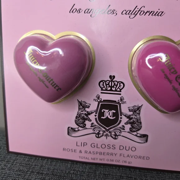 Juicy Couture Rose & Raspberry Lip Gloss Duo - Picture 3 of 4